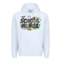 White school nurse mardi gras Premium Hoodie - CowGirlArtShop