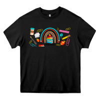 Black teacher life rainbow frosted Heavy Core Tee - JahusDesignShop