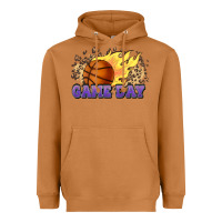 Meerkat game day basketball leopard flames fireball Heavyweight Hoodie - HowdyJamesFarm