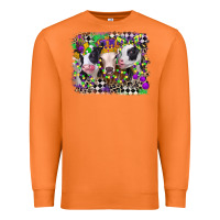 Carrot mardi gras heifers Premium Sweatshirt - CowGirlArtShop