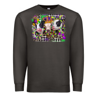 Smoke mardi gras heifers Premium Sweatshirt - CowGirlArtShop
