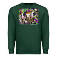 Sports Green mardi gras heifers Premium Sweatshirt - CowGirlArtShop
