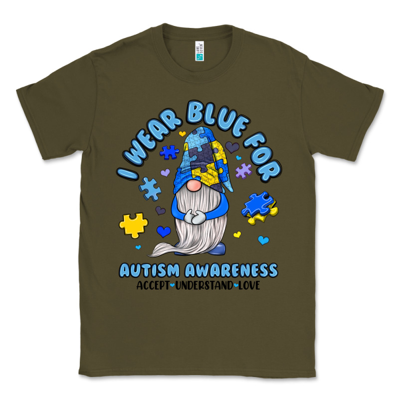I Wear Blue For Autism Awareness Classic Tee by JahusDesignShop | Teevron
