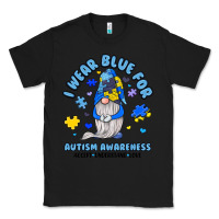 Black i wear blue for autism awareness Classic Tee - JahusDesignShop