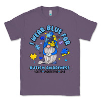 Lavender i wear blue for autism awareness Classic Tee - JahusDesignShop