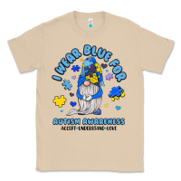 Mushroom i wear blue for autism awareness Classic Tee - JahusDesignShop