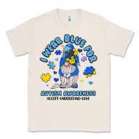 Natural i wear blue for autism awareness Classic Tee - JahusDesignShop