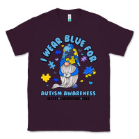 Plum i wear blue for autism awareness Classic Tee - JahusDesignShop