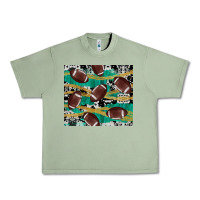 Oil Green western football Urban Heavy Tee - AdoDesignShop