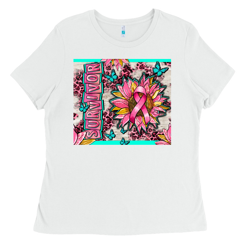 Survivor Breast Cancer Ladies Tee by AdoDesignShop | Teevron