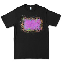Black Old Leopard Purple Glitter Frame Premium Tee - Bettercallsaul