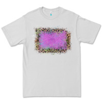 Dove Grey Old Leopard Purple Glitter Frame Premium Tee - Bettercallsaul