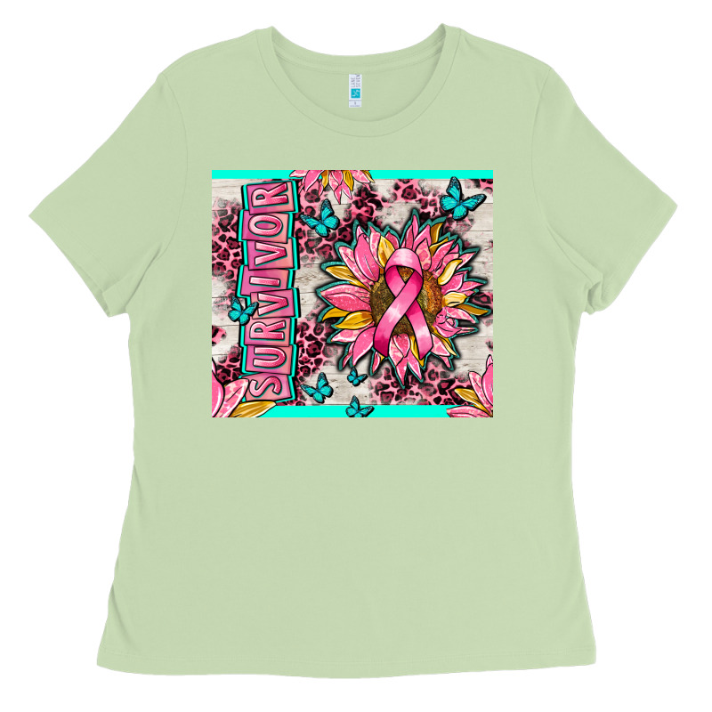 Survivor Breast Cancer Ladies Tee by AdoDesignShop | Teevron