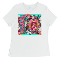 White survivor breast cancer Ladies Tee - AdoDesignShop