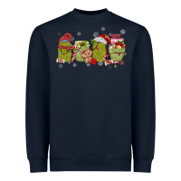 Navy canned pickles christmas light Heavyweight Sweatshirt - MaliasSmallBusiness
