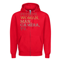 Red Person Woman Man Camera Tv Zipper Hoodie - Bettercallsaul