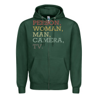 Sports Green Person Woman Man Camera Tv Zipper Hoodie - Bettercallsaul