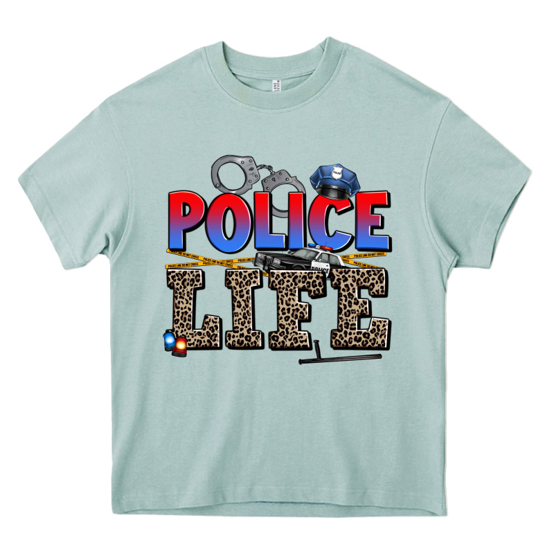 Police Life Heavy Core Tee by AdoDesignShop | Teevron