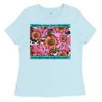 Baby Blue breast cancer awareness Ladies Tee - AdoDesignShop