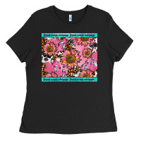 Black breast cancer awareness Ladies Tee - AdoDesignShop