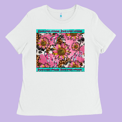 Breast Cancer Awareness Ladies Tee Designed By Adodesignshop