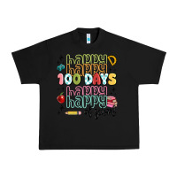 Black 100 days of school Urban Heavy Tee - MaliasSmallBusiness
