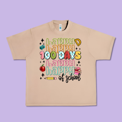 100 Days Of School Urban Heavy Tee Designed By Maliassmallbusiness