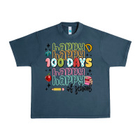 Midnight Navy 100 days of school Urban Heavy Tee - MaliasSmallBusiness
