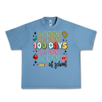 Pebble Blue 100 days of school Urban Heavy Tee - MaliasSmallBusiness