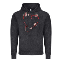 Vintage Black custom heart stethoscope Vintage Hoodie - MaliasSmallBusiness