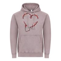Vintage Zinc custom heart stethoscope Vintage Hoodie - MaliasSmallBusiness