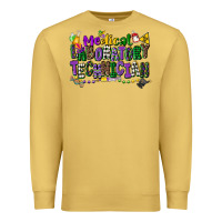 Antique Gold medical laboratory technician mardi gras Premium Sweatshirt - CowGirlArtShop