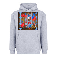 Heather Grey American nurse Heavyweight Hoodie - TumblerDesignByShophia