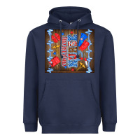 Navy American nurse Heavyweight Hoodie - TumblerDesignByShophia