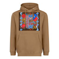 Toasted Coconut American nurse Heavyweight Hoodie - TumblerDesignByShophia