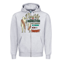 Heather Grey Daddy And Daughter Not Always Eye To Eye But Always Heart To Heart Zipper Hoodie - Bettercallsaul