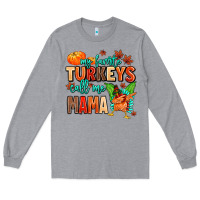 Heather Grey my favorite call me mama Long Sleeve Tee - MaliasSmallBusiness