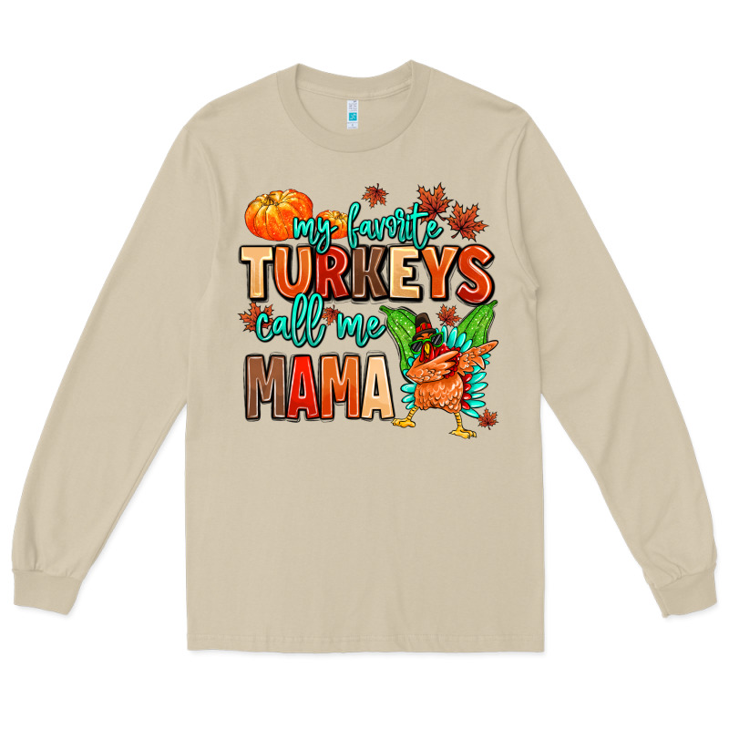 My Favorite Call Me Mama Long Sleeve Tee by MaliasSmallBusiness | Teevron