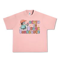 Salmon death by book hangover Urban Heavy Tee - MaliasSmallBusiness