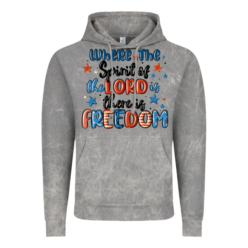 Where The Spirit Of The Lord Is There Is Freedom Vintage Hoodie by MaliasSmallBusiness | Teevron