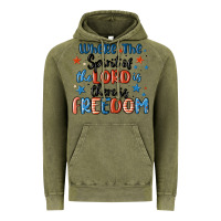 Vintage Olive where the spirit of the lord is there is freedom Vintage Hoodie - MaliasSmallBusiness