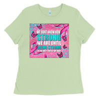Matcha pink ribbon cancer Ladies Tee - AdoDesignShop