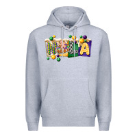 Heather Grey nola cake mardi gras Premium Hoodie - CowGirlArtShop