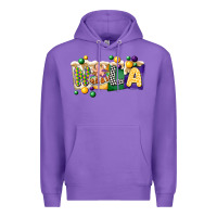 Purple nola cake mardi gras Premium Hoodie - CowGirlArtShop