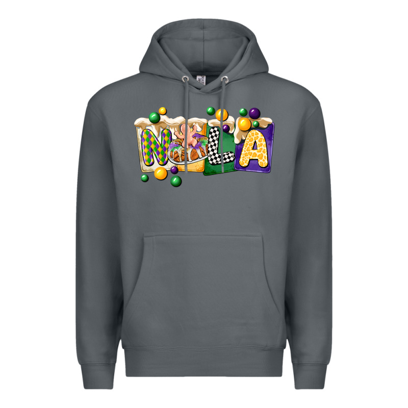 Nola Cake Mardi Gras Premium Hoodie by CowGirlArtShop | Teevron