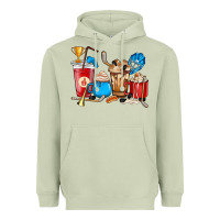 Matcha Hockey coffee cup Heavyweight Hoodie - HowdyJamesFarm