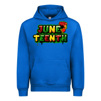 Cobalt juneteenth Urban Hoodie - FaDigitalArtStudio