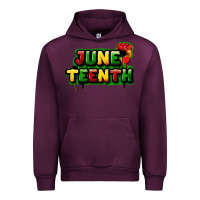 Mauve Wine juneteenth Urban Hoodie - FaDigitalArtStudio