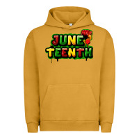 Pigment Peanut Butter juneteenth Urban Hoodie - FaDigitalArtStudio