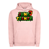 Pigment Salmon juneteenth Urban Hoodie - FaDigitalArtStudio